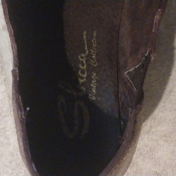 Sbicca Vintage Collection Peaceout Metallic Ankle Booties  Size 6 - Picture 6 of 8